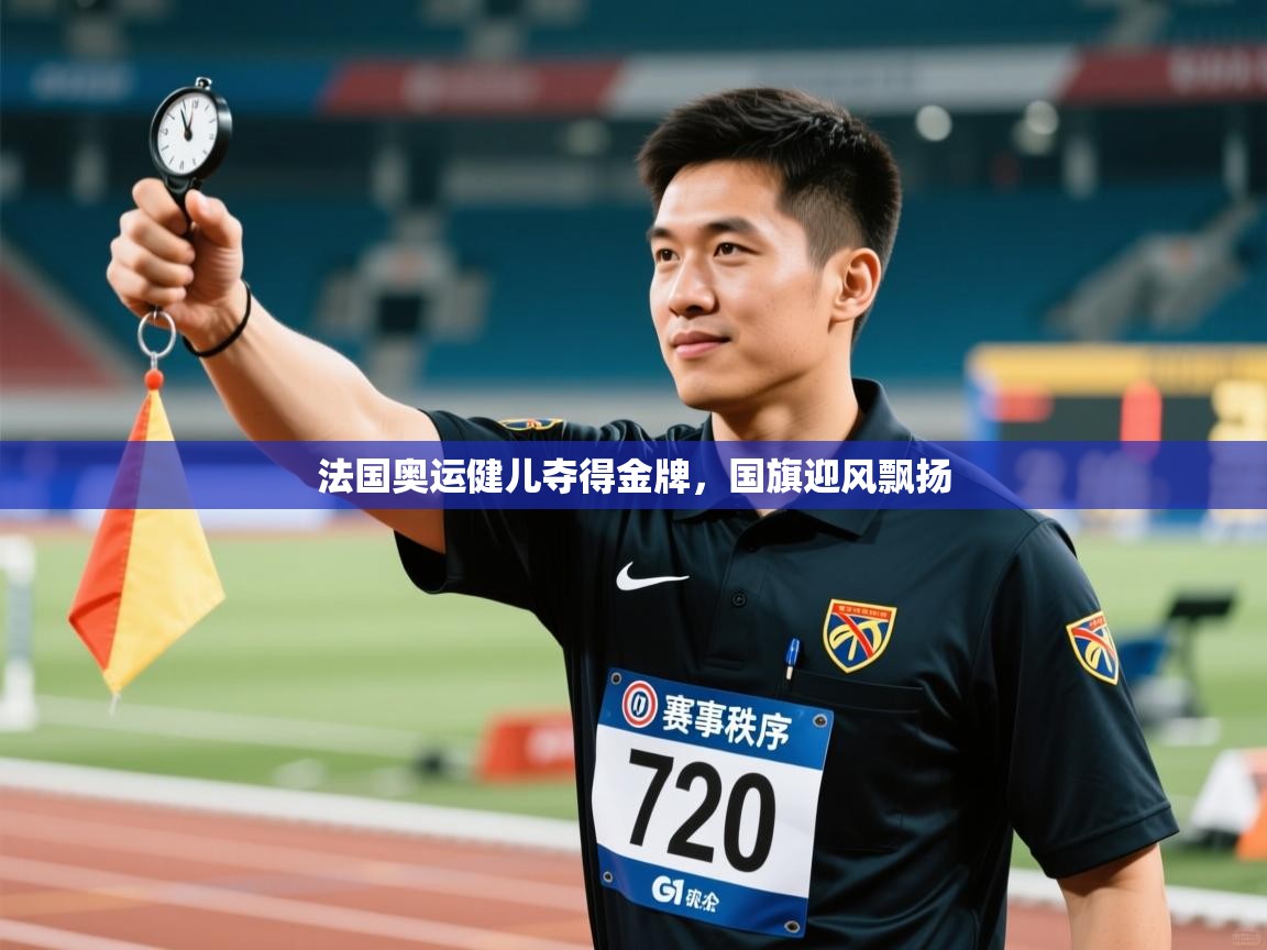法国奥运健儿夺得金牌,国旗迎风飘扬 第2张
